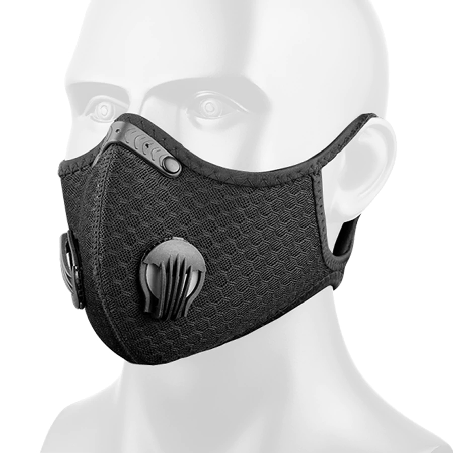 Masque Charbon Activé Anti Pollution, Protection Respiratoire, avec Filtre  en Coton et Soupape d'échappement pour Allergie au Pollen, Activités de  Plein Air (Noir) – VEMISAO – Vente du Matériel Informatique, Smartphones et