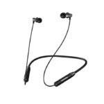 Lenovo HE05 Écouteurs Bluetooth 5.0 au Cou Magnétiques IPX5 Imperméable sans Fil de Sports avec Micro à Annulation de Bruit - Noir