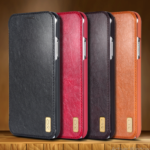 Pochette clapet en cuir