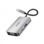 Adaptateur de concentrateur de données USB C WIWU A513HVP ALPHA 5 EN 1