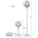 Ventilateur a support pliable rechargeable fan