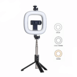 selfie stick avec anneau led photographie earldom