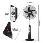 VEMISAO MC8058 - Ventilateur Rechargeable 18Pouce