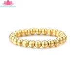 gourmettes en acier inoxydable ''plaquet, or''