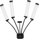 Lumiere LED de remplissage flexible à 4 bras avec support Téléphone - sac- Lumiere 3200k-5600k
