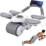 Roue abdominale a rebond automatique avec 4 supports de coude | Offres STANDARD et VIP