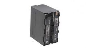 BATTERIE POUR ECLAIRAGE VIDEO 3600mah (F970)