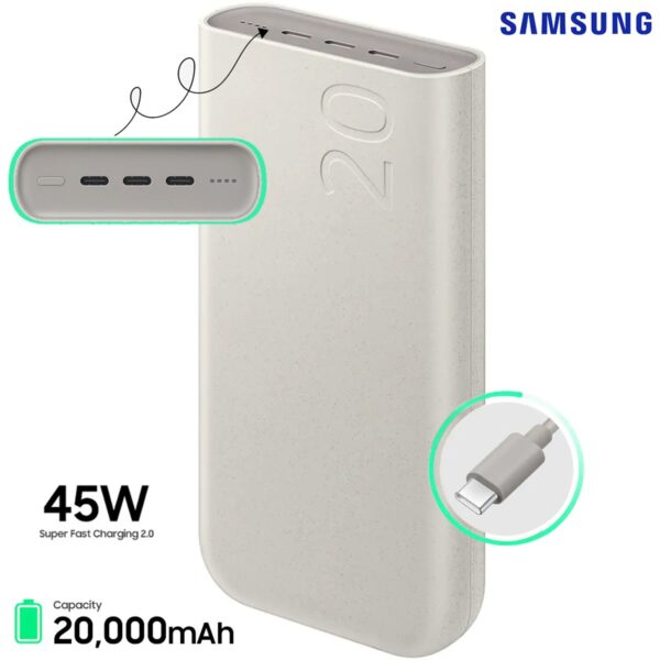 Powerbank SAMSUNG - 20.000 MAH - 45Watts | Offres STANDARD et VIP