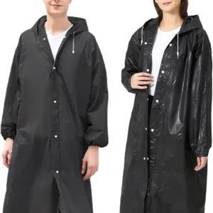 Poncho de pluie transparent longue protection