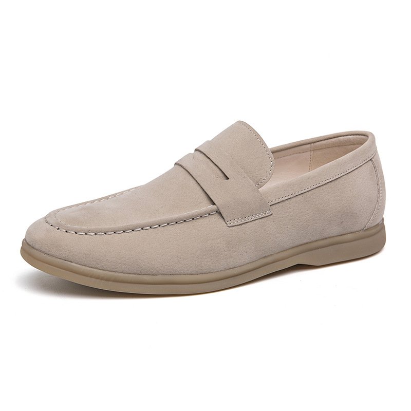 Urban Suede Prestige- Mocassins Homme Slip-On en Daim Premium, Elegance Minimaliste & Confort Leger Antiderapant
