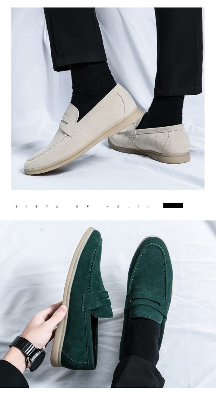 Urban Suede Prestige- Mocassins Homme Slip-On en Daim Premium, Elegance Minimaliste & Confort Leger Antiderapant – Image 5