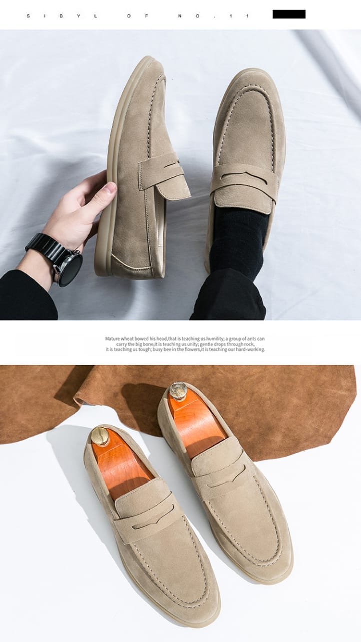 Urban Suede Prestige- Mocassins Homme Slip-On en Daim Premium, Elegance Minimaliste & Confort Leger Antiderapant – Image 6