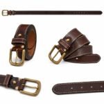Ceinture Héritage Cuir Vintage Homme
