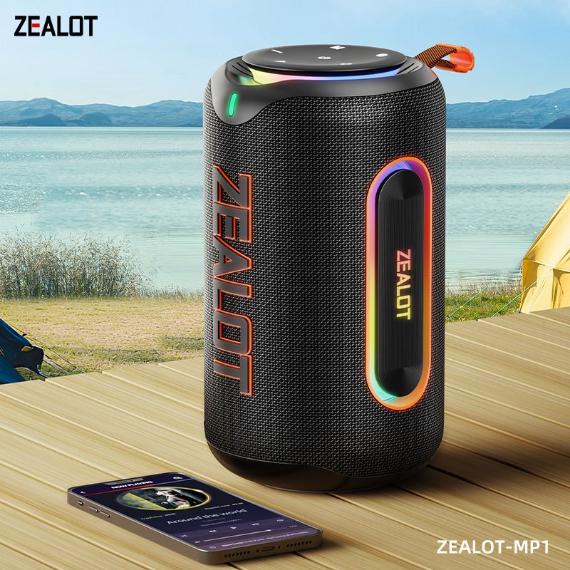 Zealot MP1 Portable Outdoor Bluetooth Speaker 60Watts IPX6 8000mAh – Image 3