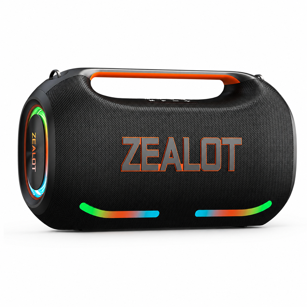 Enceinte Bluetooth Portable Ultra-Puissante ZEALOT ZE41 250W — Batterie 48000mAh Haute Autonomie, Éclairage RVB Dynamique & Étanchéité IPX6