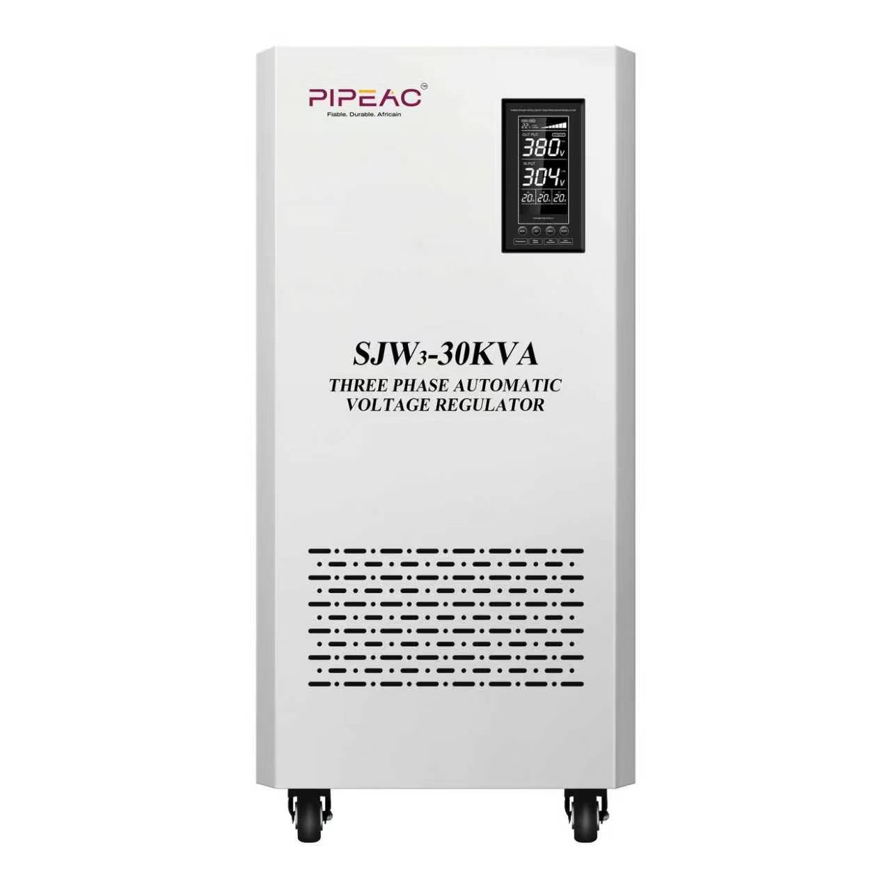 REGULATEUR DE TENSION TRIPHASE PIPEAC SJW3 - 30KVA