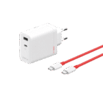 Chargeur rapide OnePlus SUPERVOOC 120 W, adaptateur secteur double port GAN avec câble de charge rapide USB-C, protocoles de charge PD et PPS 65 W