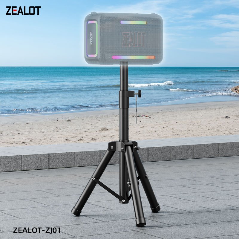 Zealot ZJ01- Trepied pour Enceinte Bluetooth Reglable et Robuste – Image 3