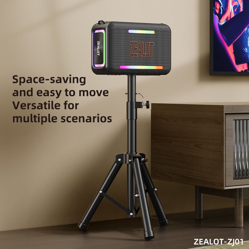 Zealot ZJ01- Trepied pour Enceinte Bluetooth Reglable et Robuste – Image 5