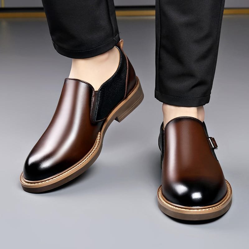 Chaussure Homme Rivano Executive – Marron & Noir – Image 3