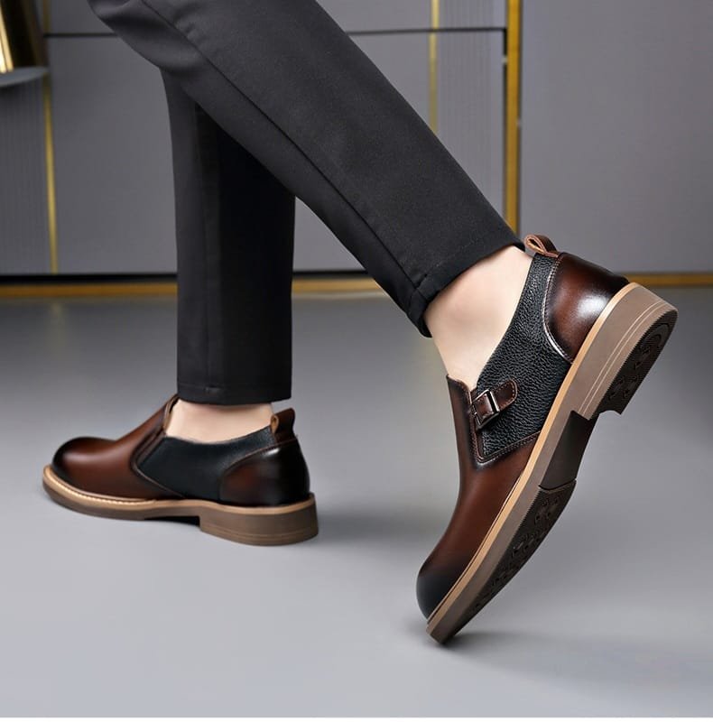 Chaussure Homme Rivano Executive – Marron & Noir – Image 7