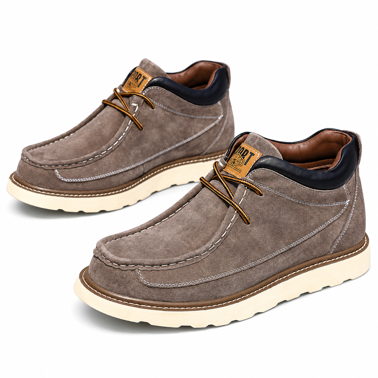 Chaussures montantes en daim – Homme