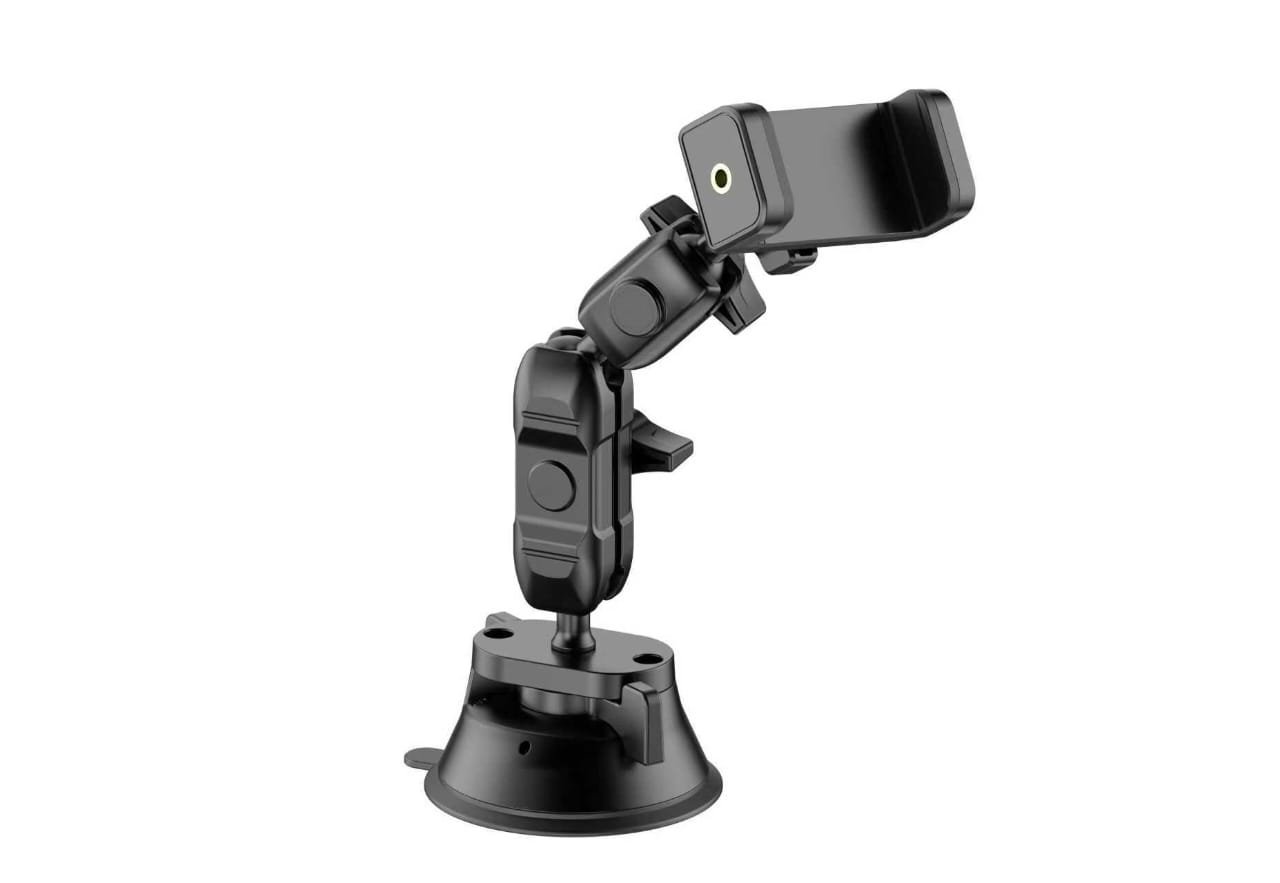 Support Téléphone Voiture Renforcé Multi-Articulé 360° à Ventouse Haute Adhérence – Image 5