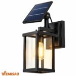 Applique Murale Extérieure Solaire LED Design Moderne – 37,5 cm