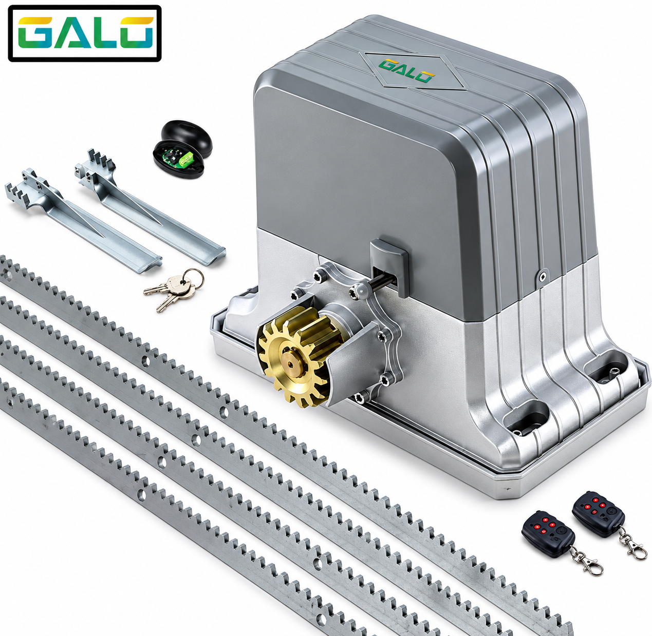Kit de Motorisation Automatique pour Portail Coulissant jusqu’à 1 800 kg – GALU